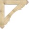 Ekena Millwork Olympic Arts and Crafts Rough Sawn Bracket w/ Offset Brace, Douglas Fir, 8"W x 42"D x 42"H BKT0806X42X42OLY03RDF - alternate 3